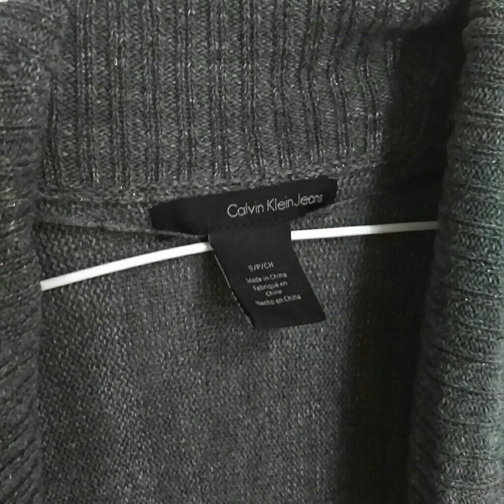🎇SALE🎇 Calvin Klein Jeans Gray Cardigan - Picture 7 of 8